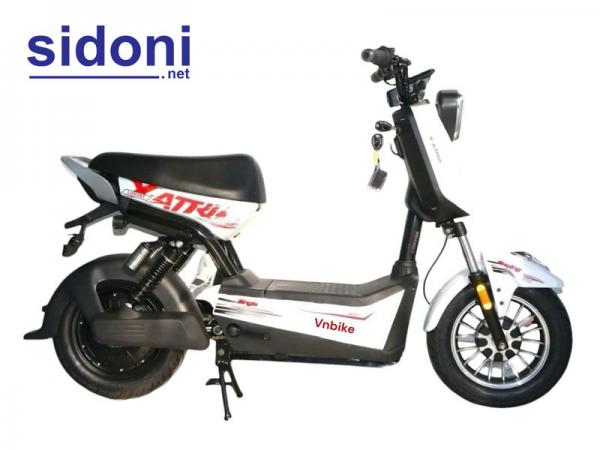 Xe điện Vnbike X6 trắng