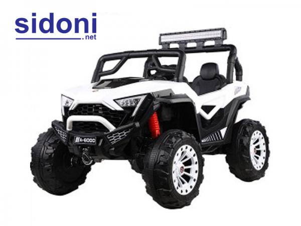 Xe Jeep chạy điện trẻ em 6000 trắng