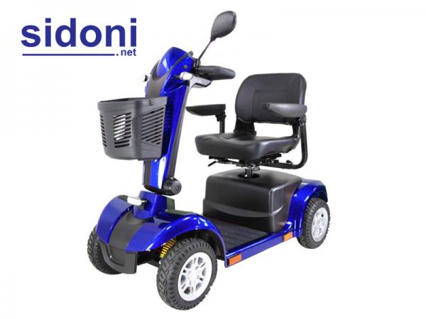 Xe lăn điện 4 bánh Power xanh dương đen