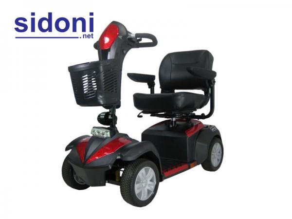 Xe lăn điện Eurocare Miracle đỏ đen