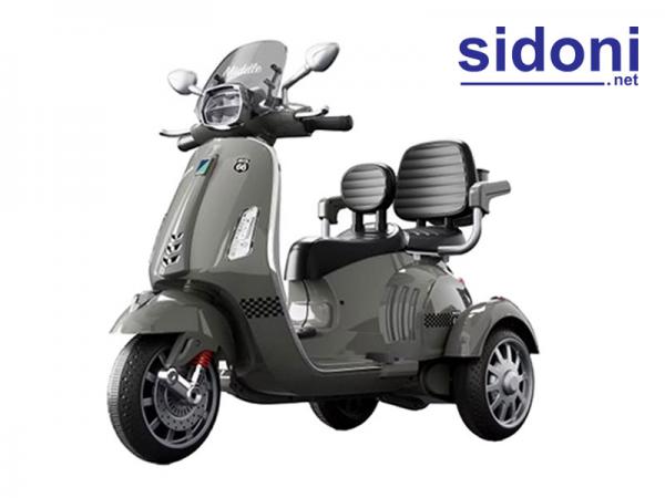 Xe máy điện cho bé 8188-1 xám