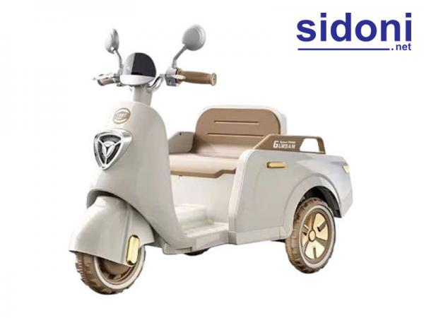 Xe máy điện cho bé YME-699 trắng sữa