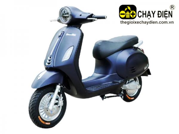 XE MÁY ĐIỆN DK ROMA LITE XANH ĐEN MỜ