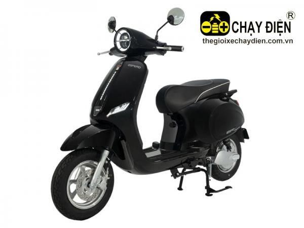 XE MÁY ĐIỆN ESPERO VESPA CLASSIC PRO ĐEN MỜ