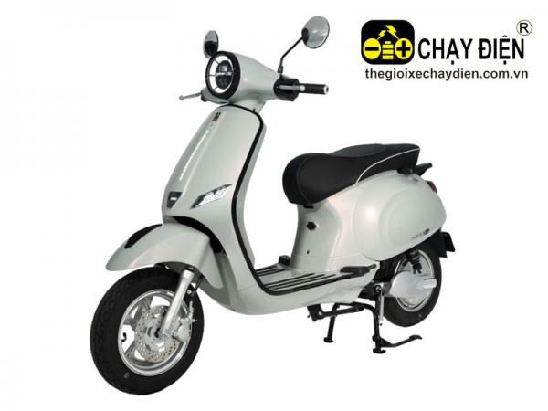 XE MÁY ĐIỆN ESPERO VESPA CLASSIC PRO TRẮNG SỮA