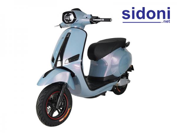 Xe máy điện JVC Vespa Platinum NFC xanh da trời