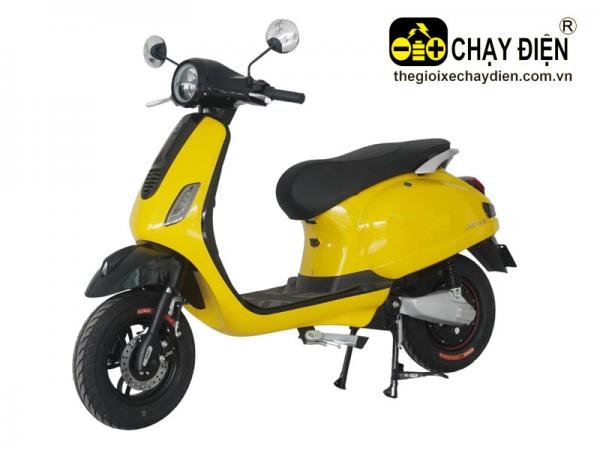 XE MÁY ĐIỆN JVC VESPA S2 VÀNG ĐEN