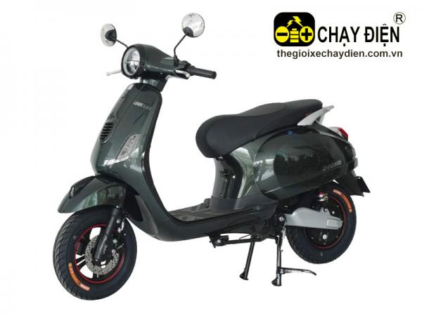 XE MÁY ĐIỆN JVC VESPA S2 XÁM BÓNG