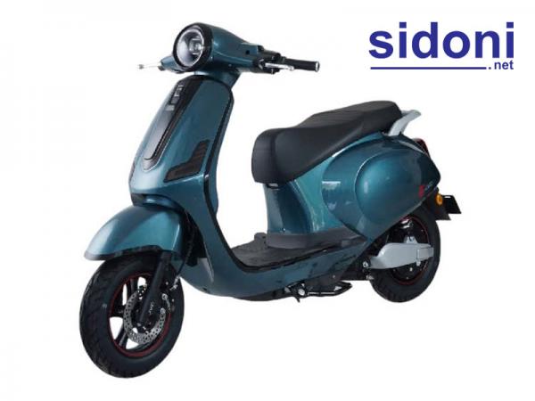 Xe máy điện JVC VESPA S6 xanh quân đội