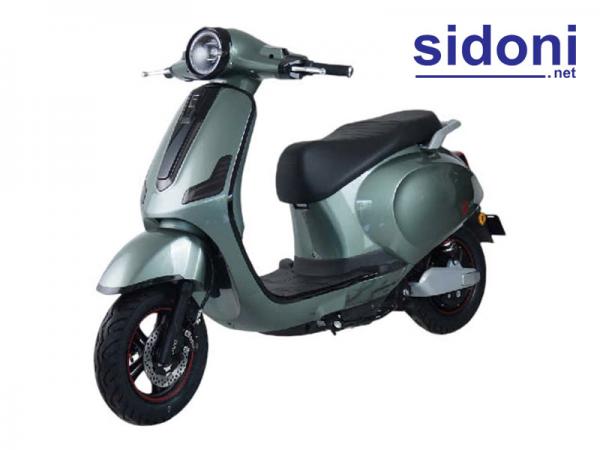 Xe máy điện JVC VESPA S6 xanh rêu