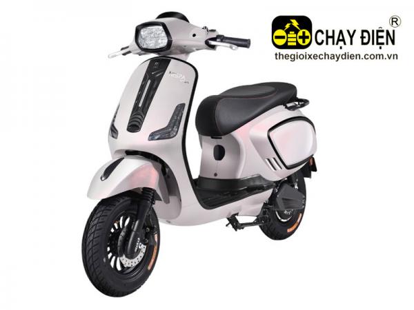 XE MÁY ĐIỆN OSAKAR NISPA VIVA TRẮNG ÁNH HỒNG