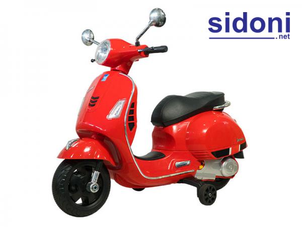Xe máy điện VESPA cho bé yêu Q618 đỏ