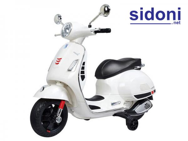 Xe máy điện VESPA cho bé yêu Q618 trắng