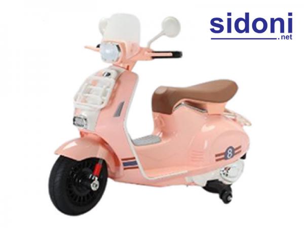 Xe máy điện vespa trẻ em 9001 hồng cánh sen