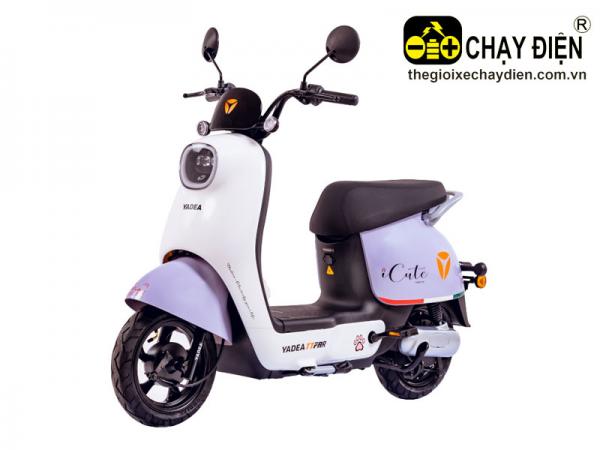 XE MÁY ĐIỆN YADEA I-CUTE TRẮNG KHOAI MÔN