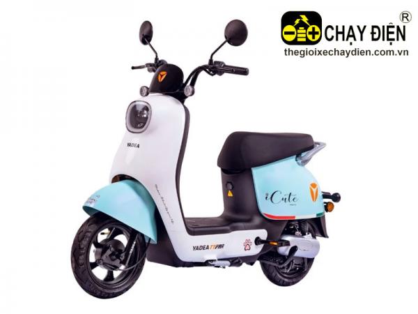 XE MÁY ĐIỆN YADEA I-CUTE TRẮNG XANH DA TRỜI