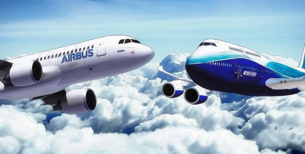 Boeing và Airbus là hai thương hiệu thống trị cả thị trường máy bay thương mại hiện nay