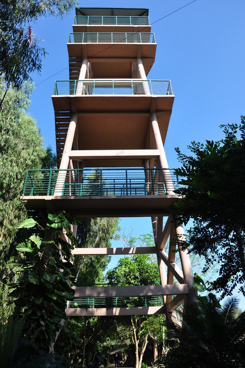 Đài quan sát chính là trung tâm của khu rừng