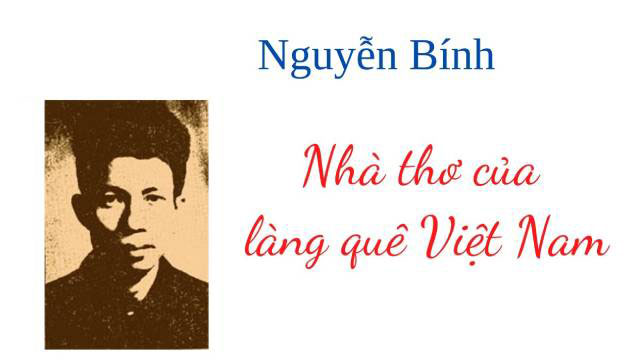 Nguyễn Bính là một nhà thơ tiêu biểu cho phong trào thơ mới