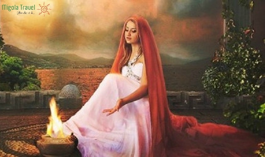Hestia - Vị thần của bếp lửa, sự đoàn tụ, người giữ gìn hạnh phúc gia đình