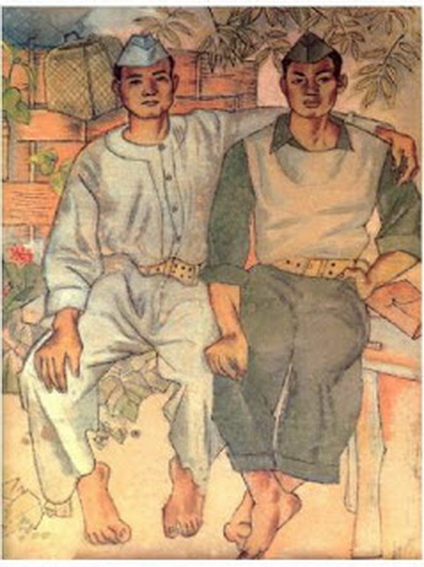 Tác phẩm Hai chiến sĩ(1949)