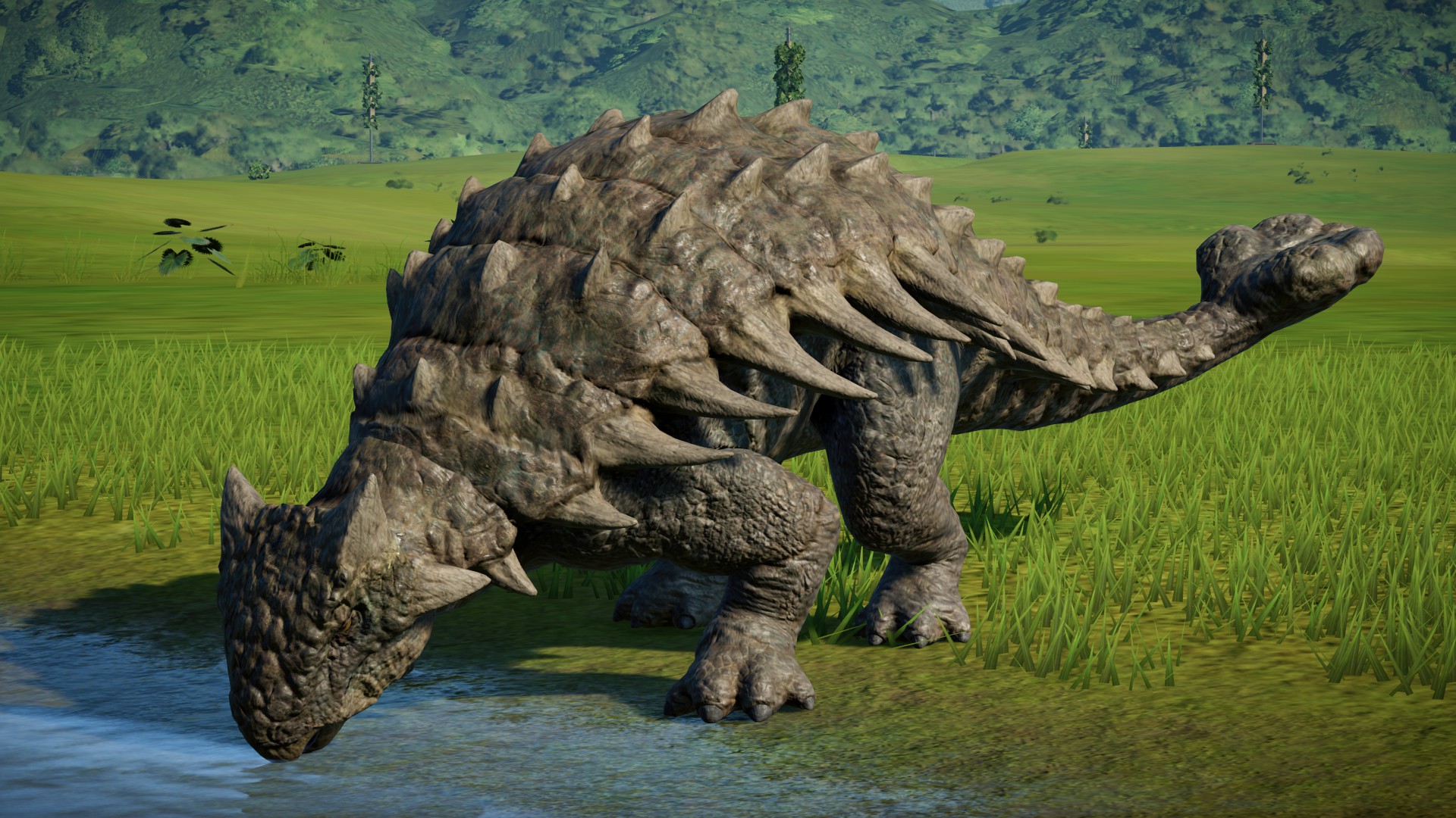 Khủng long Ankylosaurus nổi bật với cái đuôi như một quả chùy