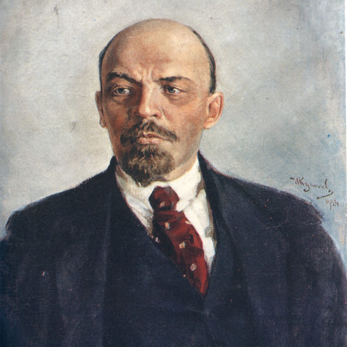 Vladimir Lenin là một ví dụ điển hình của râu dê