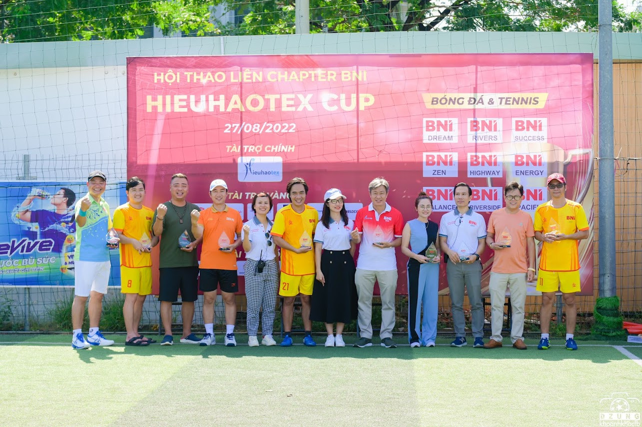 Hội thao liên Chapter BNI Hieuhaotext cup 2022 được khai mạc vào ngày 27/08/2022