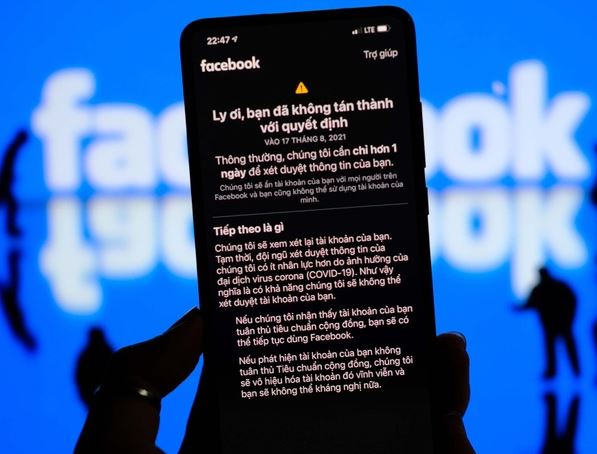 Nội dung tin nhắn vi phạm từng là nguyên nhân khiến hàng loạt tài khoản Facebook bị chặn