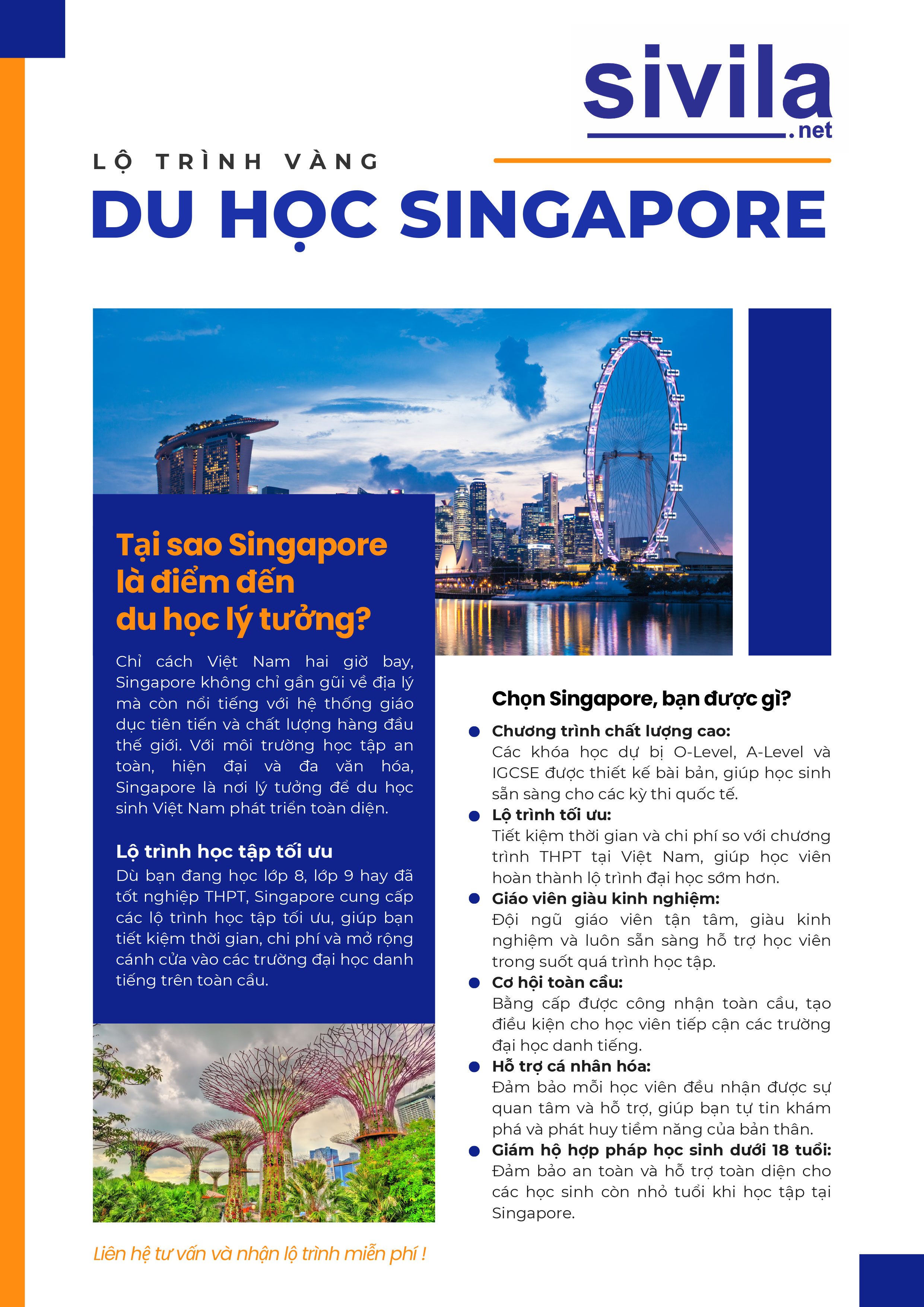 Tất tần tật về lộ trình du học Singapore