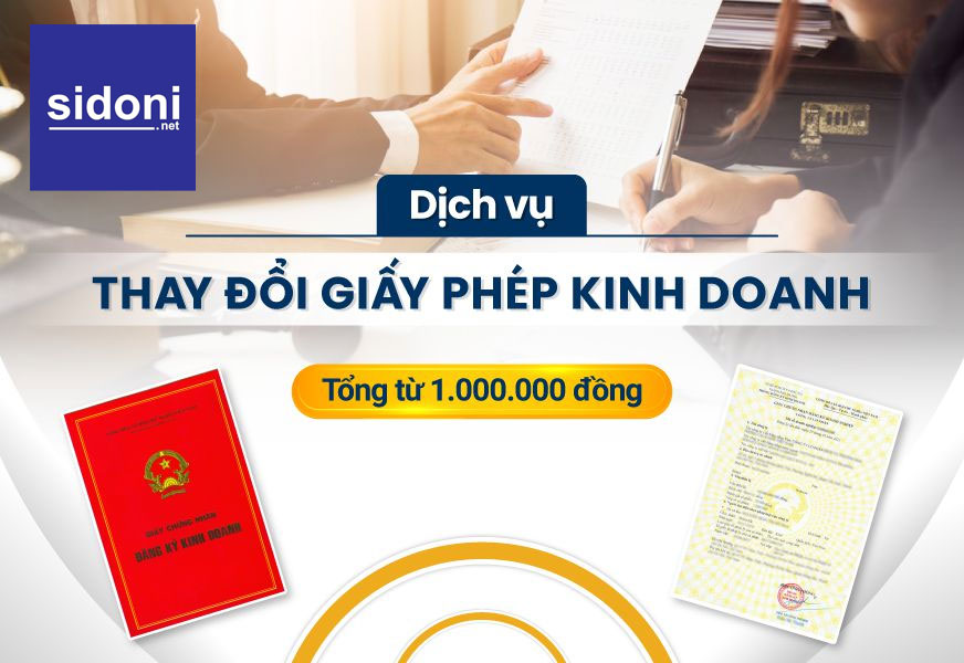 Dịch vụ và thủ tục thay đổi thông tin cho doanh nghiệp