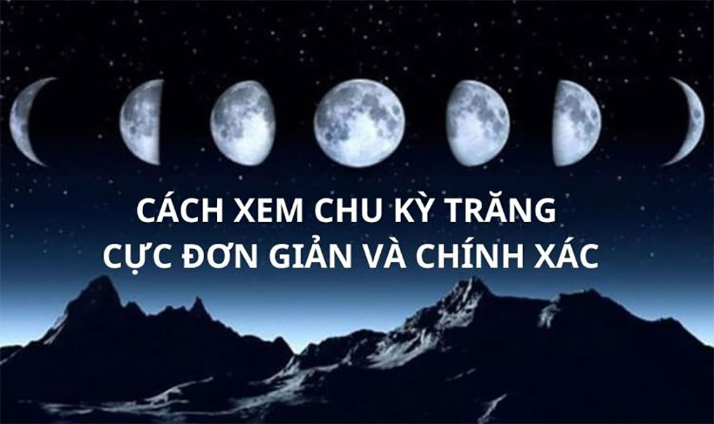 Các pha của Mặt Trăng