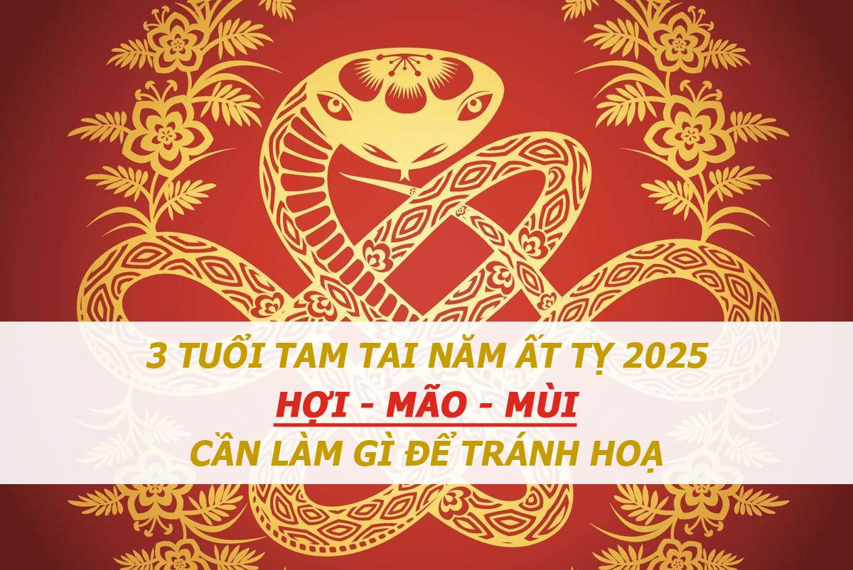 Chi tiết các tuổi gặp tam tai năm 2025