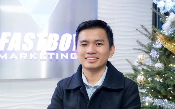 Vương Phạm đang là CEO của công ty Fastboy Marketing