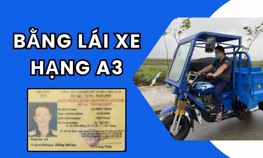 Bằng lái xe hạng A3