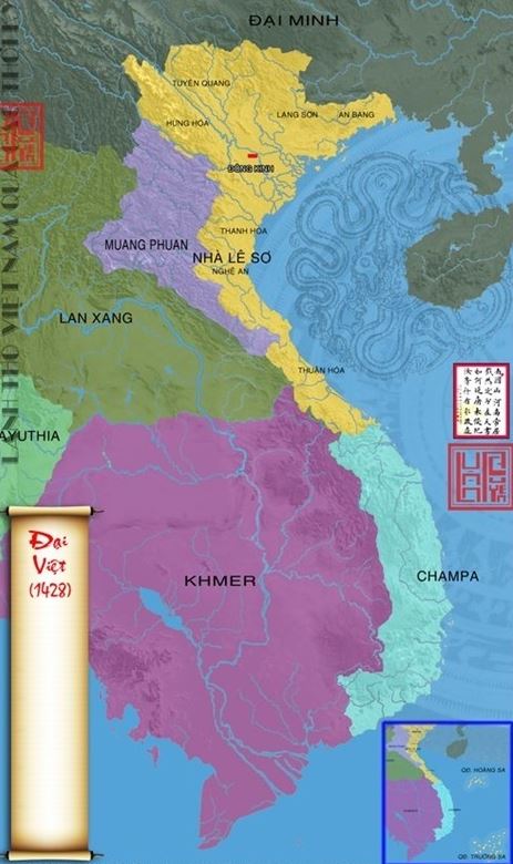 Năm 1428, vua Lê Thánh Tông đã sáp nhập vùng đất bắc Chiêm Thành vào Đại Việt