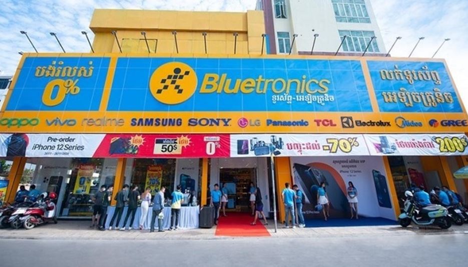 Thế Giới Di Động đã bất ngờ tuyên bố đóng cửa toàn bộ chuỗi Bluetronics tại Campuchia do thị trường quá nhỏ