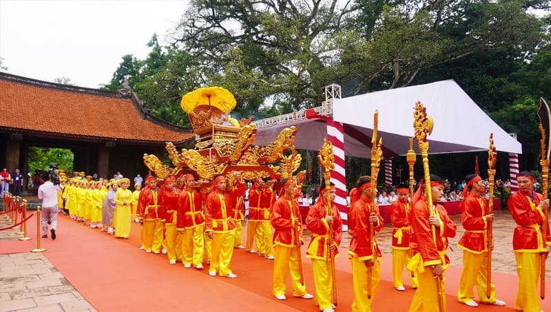 Nghi thức tế lễ trong hội Lam Kinh được thực hiện một cách chỉnh chu