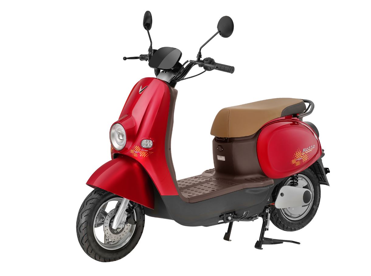 Xe máy điện Vinfast Motio với thiết kế trẻ trung, màu sắc nổi bật, phù hợp với giới trẻ