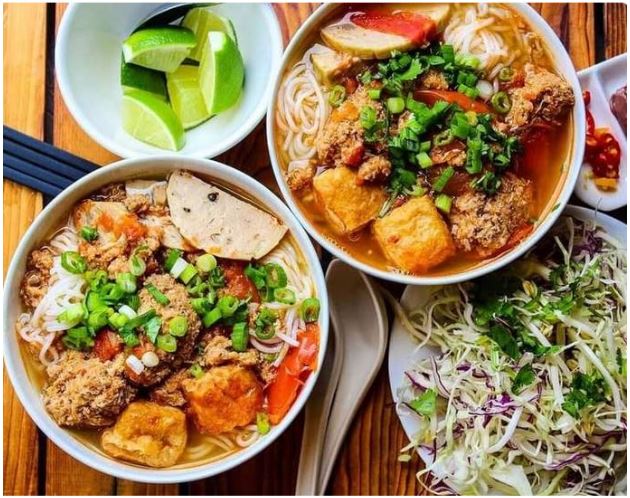 Bún riêu Sài Gòn với hương vị đậm đà, thơm ngon