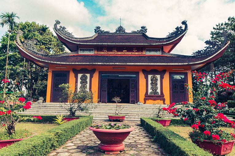 Tu viện Bát Nhã có thiết kế mang đậm phong cách Á Đông