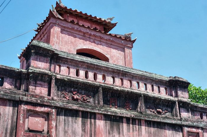 Thành cổ Diên Khánh được xây dựng theo kiến trúc Vauban độc đáo thời đó