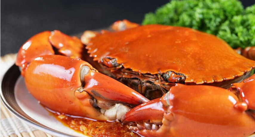 Cua biển hấp sả