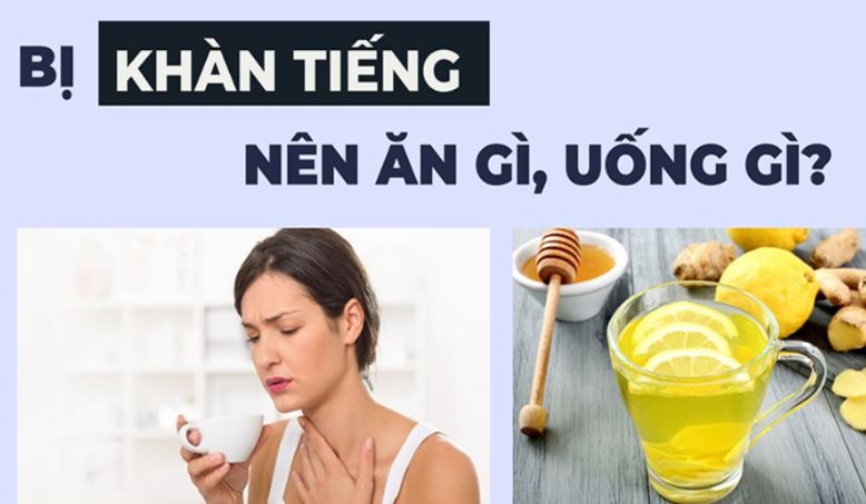 Khàn tiếng uống gì nhanh khỏi?