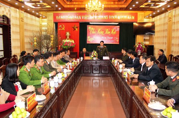 Nhân dịp Tết cổ truyền năm 2021, Thượng tướng Bùi Văn Nam đã cùng Đoàn công tác của Bộ Công an đã về thăm - chúc tết Huyện ủy, UBND, HĐND và Công an huyện Vụ Bản