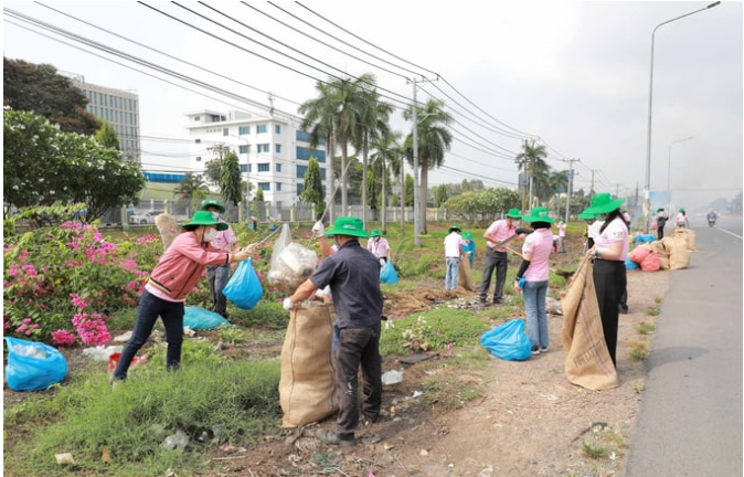 Hưởng ứng ngày Trái đất toàn thể người dân Việt Nam tổ chức hoạt động dọn dẹp vệ sinh