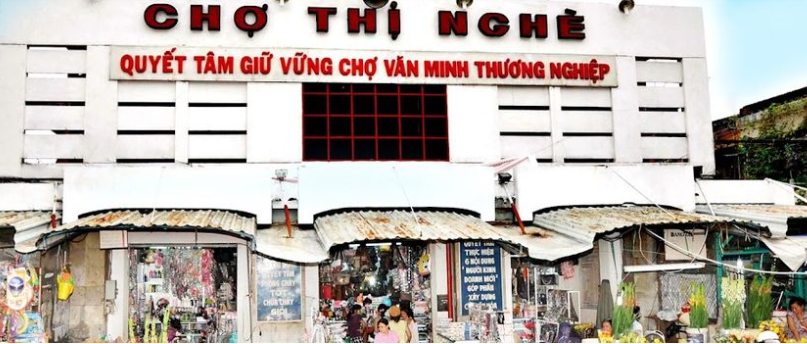 Ngôi chợ nằm ở Thành phố Hồ Chí Minh