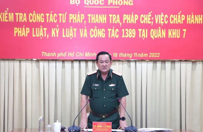 Võ Minh Lương là thiếu tướng của Quân đội nhân dân Việt Nam