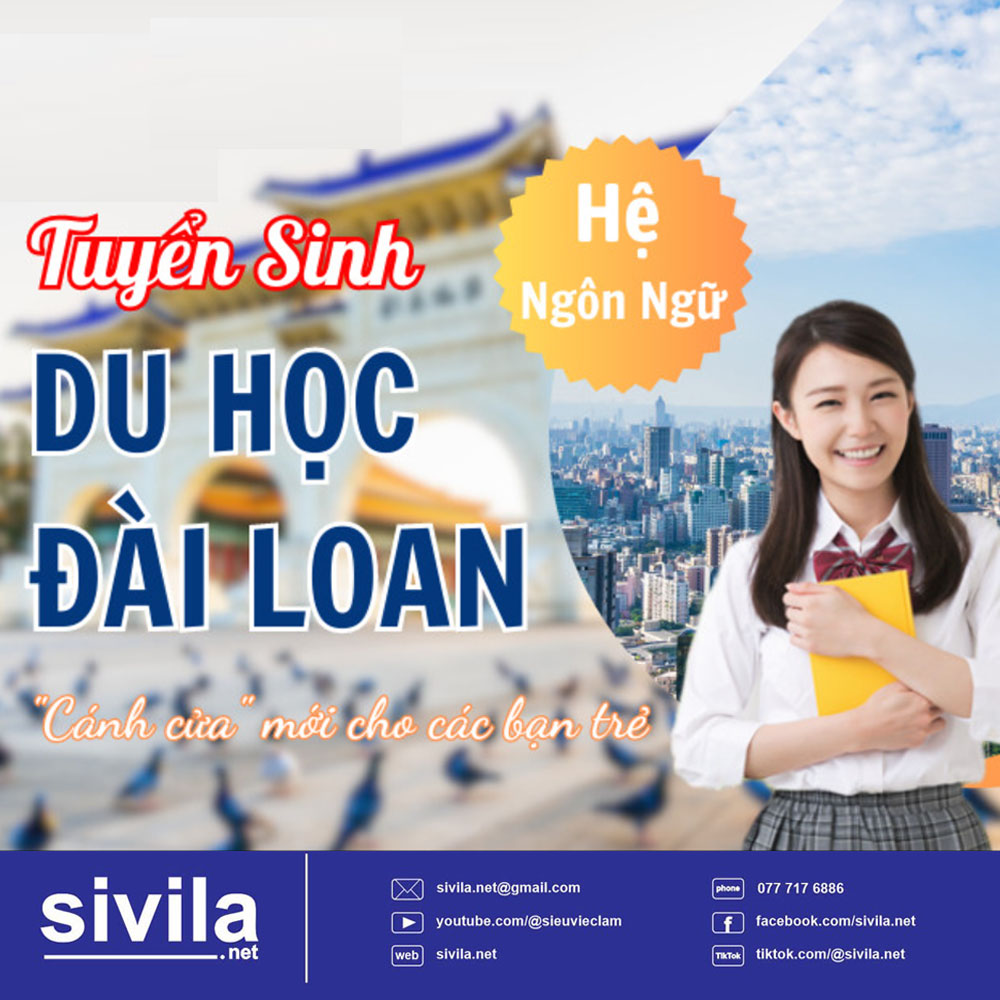 Tuyển sinh du học Đài Loan hệ ngôn ngữ chỉ từ 40tr