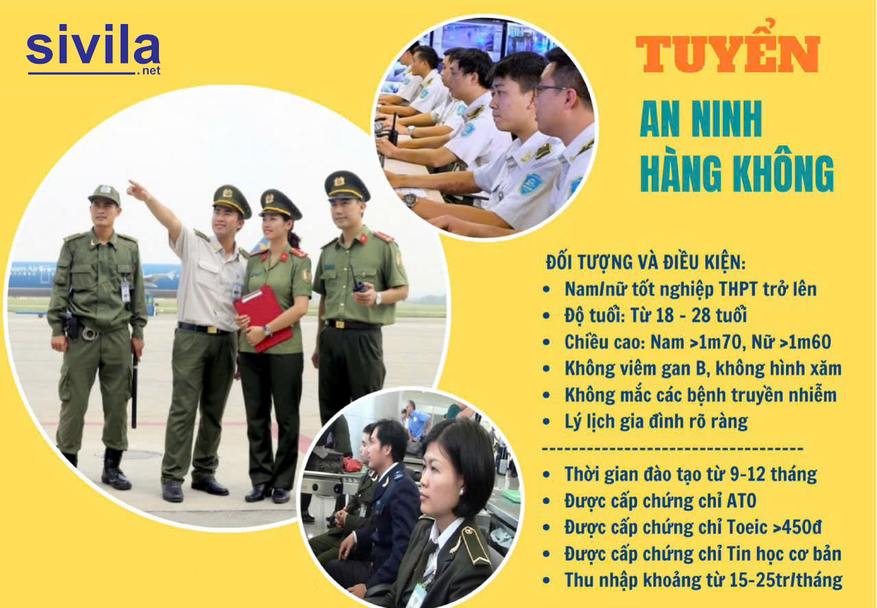 Tuyển sinh và đào tạo an ninh hàng không cho các hãng bay